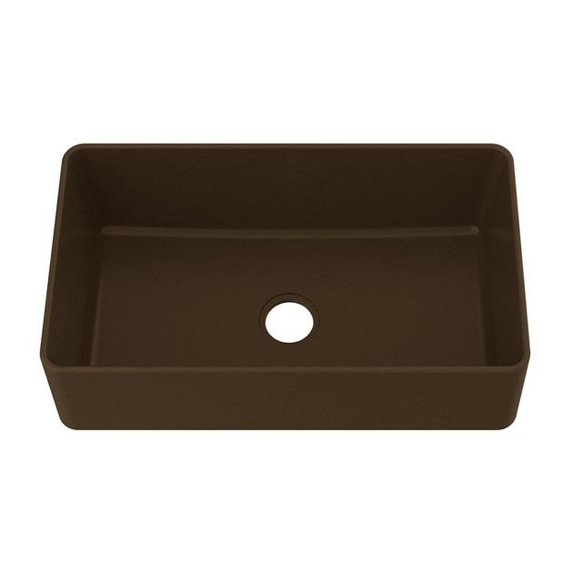 VOGRANITE 33 inch Apron Front Undermount Kitchen Sink (Single Bowl) - 33x19 x 9 - Available in 5 colors - Neustadt GS in Plumbing, Sinks, Toilets & Showers - Image 3