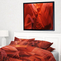 East Urban Home 'Magic Colours of Antelope Canyon' Framed Photographic Print on Wrapped Canvas