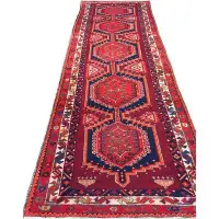 Lavender Oriental Carpets Keleh Vintage Persian Serab Runner Rug