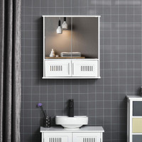 Mirror Cabinet 21.7" x 6.9" x 23.6" White
