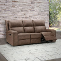 Latitude Run® Aryah Fabric Manual Reclining Sofa