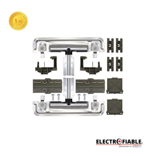 W10712395 Rack Adjuster Kit for KitchenAid Whirlpool Dishwasher in Dishwashers