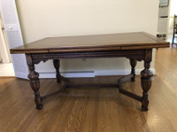 ONLINE AUCTION: Wood Extendable Dining Table