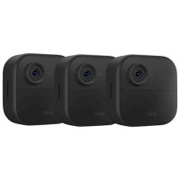 Blink Outdoor 4 Wire-Free 1080p Full HD IP Security Camera System - 3 Pack - Black