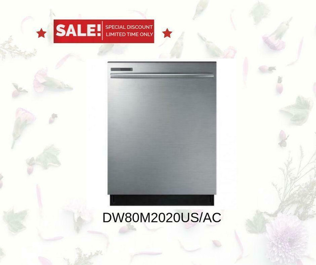 Samsung Dishwasher Stainless Steel Built-in Undercounter DW80R9950US/AC in Dishwashers in Ontario - Image 2