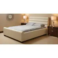 Made in Canada - Lind Furniture Upholstered Platform Bed