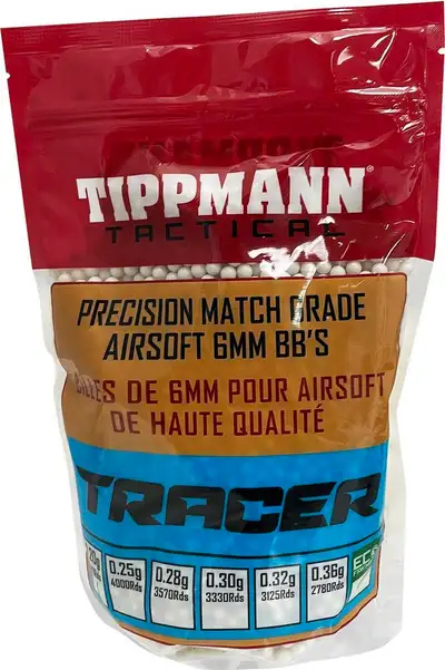 Precise and eco-friendly! Tippmann 5000 0.20 Gram 6 Mm Eco-Green Biodegradable Airsoft Tracer Bbs