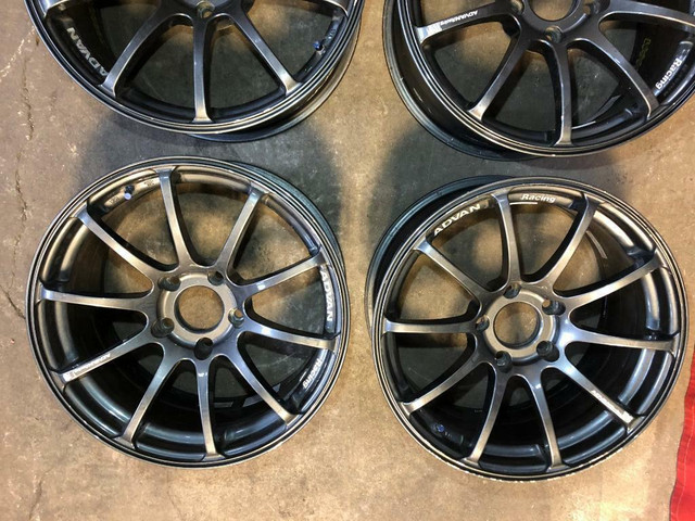 ADVAN RACING RS 17 INCH MAGS 5X120 FOR SALE  17X8.5JJ +35 WHEELS FOR SALE in Tires & Rims in Québec - Image 3