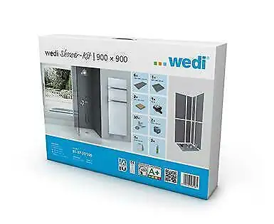 Wedi Fundo Primo Waterproof Shower Kits - All Sizes, Niche, Shower Tray, Drain, Grate, Curb, Waterproofing Membrane