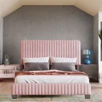 Ebern Designs Queen Size Upholstered Platform Bed