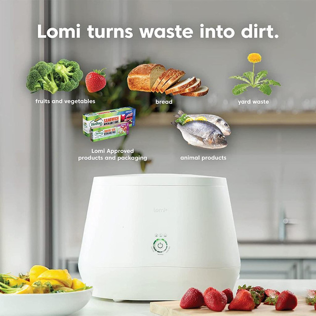HUGE Discount! Smart Waste Kitchen Composter | Turn Waste to Compost w/ a Single Button | FAST, FREE Delivery in Storage & Organization