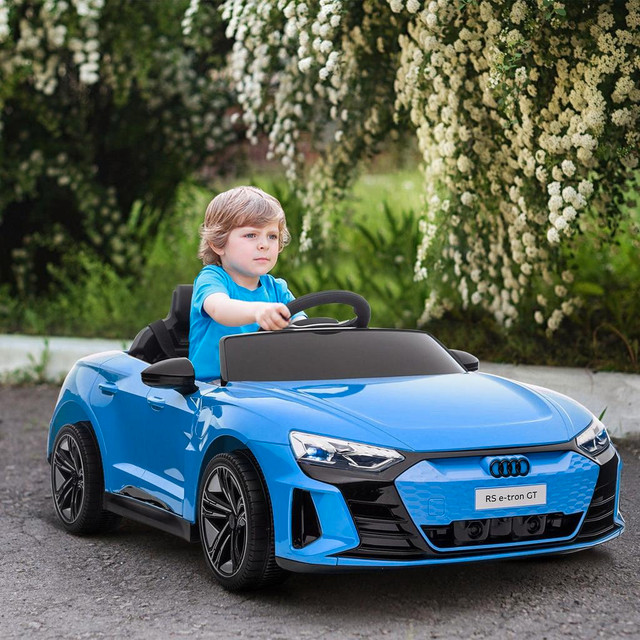 ELECTRIC RIDE ON CAR WITH REMOTE CONTROL, 12V 3.1 MPH KIDS RIDE-ON TOY FOR BOYS AND GIRLS WITH SUSPENSION SYSTEM in Toys & Games - Image 3