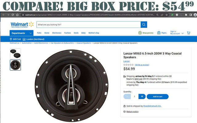MX63 Lanzar® 6.5 Inch Car Speakers in Speakers - Image 3