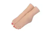 Size 36 or 38 Lifelike Silicone Female Legs Feet Mannequin Shoes Socks Display feet Model 220600 220601
