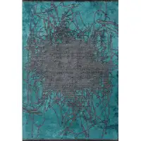 Woven Concepts Green Grey Abstract Luxury Area Rug