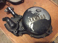 1981 Yamaha YZ125 Engine Water Pump Cover & Clutch Cover