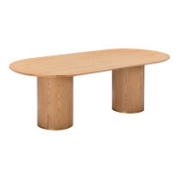 AllModern 94.5" Double Pedestal Dining Table