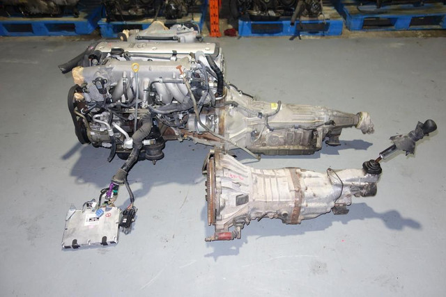 JDM Toyota 1JZGTE VVTi Single Turbo Engine Auto + W58 5speed Transmission Wiring ECU 1JZ-GTE Supra IS300 Crown Soarer in Engine & Engine Parts - Image 2