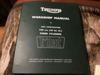 Genuine 1972 Triumph Trident Workshop Manual