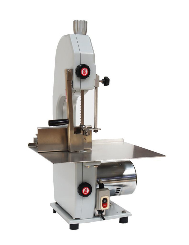 .Commercial 110V 1100W Bone Saw Machine Frozen Meat Steak Cutter Cutting Machine Electric Meat Cutting Bandsaw #122087 in Other Business & Industrial in Toronto (GTA)