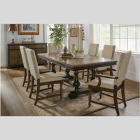 Wooden Two Tone Finish Dining Furniture Set Windsor!