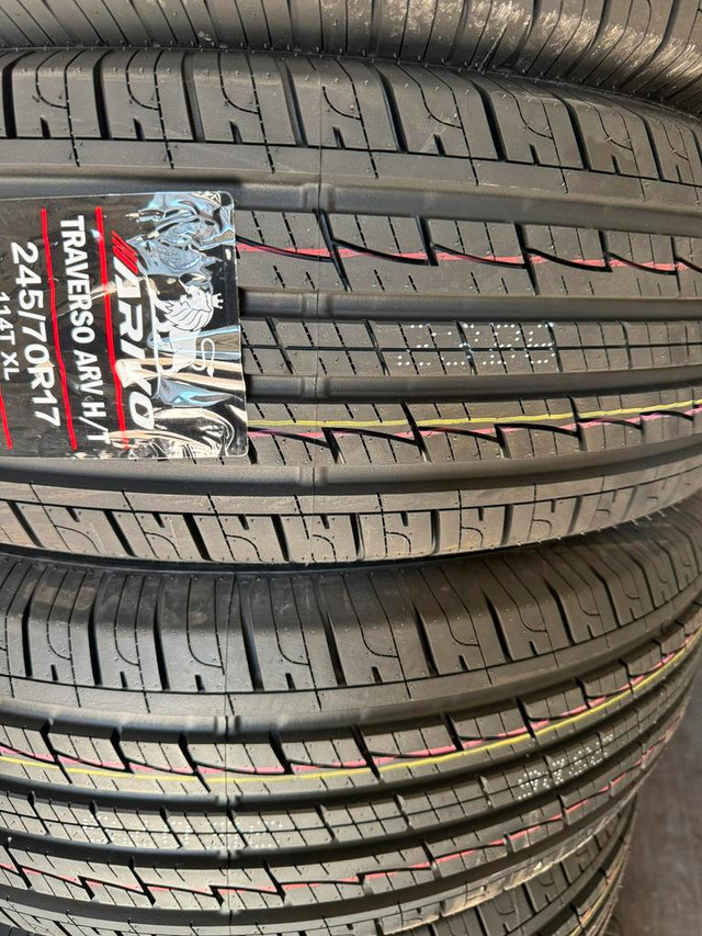 245/70R17 NEW SET ALL SEASON TIRES ARIVO 245/70R17 TIRE 245 70 17 in Tires & Rims in Kitchener Area