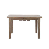 Gracie Oaks Yul Butterfly Leaf Solid Wood Dining Table