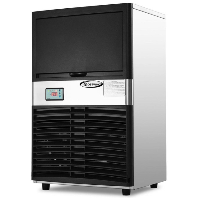 Commercial Ice Maker Automatic Stainless Steel 100lbs/24h Freestanding Portable - BRAND NEW - FREE SHIPPING in Other Business & Industrial