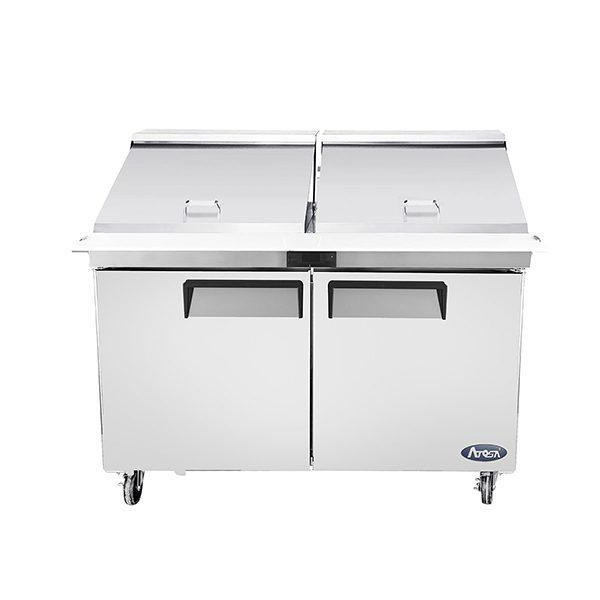 Atosa MSF8307GR 60 Inch Mega Top Refrigerated Sandwich / Salad Prep Table Stainless steel exterior &amp; interior in Other Business & Industrial in Ontario
