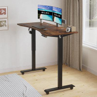 Inbox Zero Electric Height-Adjustable Standing Desk With Memory Settings