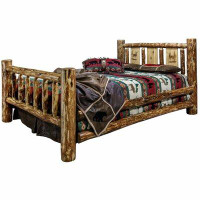 Loon Peak Tustin Solid Wood Low Profile Standard Bed