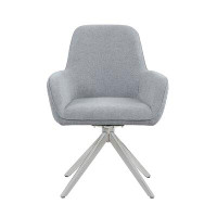 Orren Ellis Labresha Upholstered Arm Chair in Light Grey