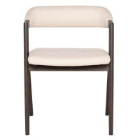 Hokku Designs Mancebo Upholstered Arm Chair in Linen