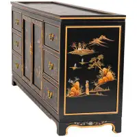 Oriental Furniture 32" H x 72" W Combo Dresser