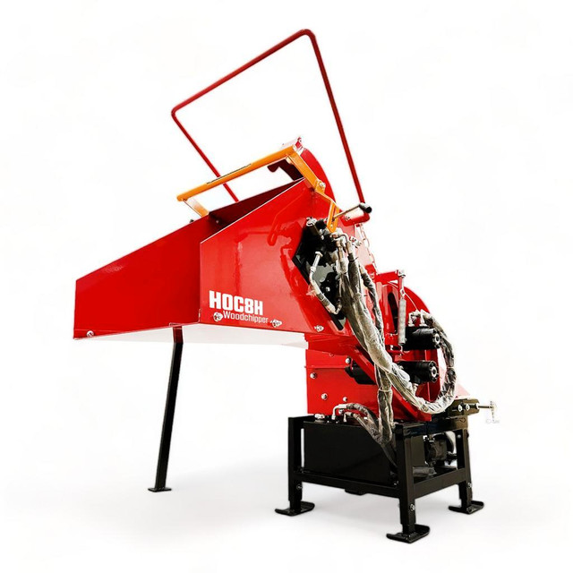 HOC HOC8H 8 INCH PTO WOOD CHIPPER + HYDRAULIC INFEED + 3 YEAR WARRANTY + FREE SHIPPING in Power Tools