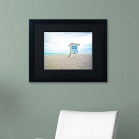 Trademark Fine Art 'Florida Beach Chair 2' Framed Photographic Print on Canvas