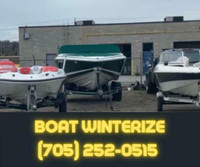 Boat Winterization Services  (705) 252-0515