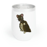 Marick Booster Brown Hamster Chill Wine Tumbler