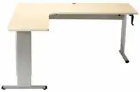 Latitude Run® Maciejewski Height Adjustable L-Shape Gaming Desk