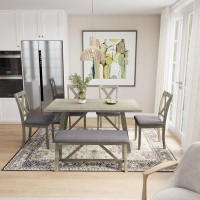 August Grove Aadhav 6 - Person Dining Set