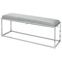 Jamie Young Company Shelby Genuine Leather Bench