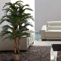 Freeport Park® 52'' Artificial Palm Tree in Planter Set