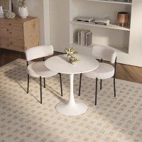 Ivy Bronx 3 Pieces 31.5-Inch Round Dining Table For Kitchen, Reception Room