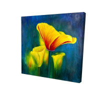 Made in Canada - Charlton Home Beautiful Colourful Flowers printed on canvas. Fine art gallery wrapped canvas 36x36 inch