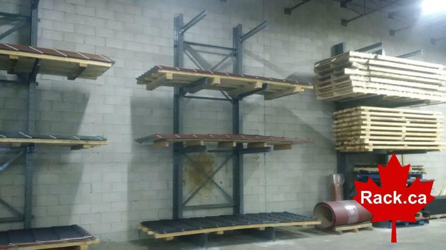 We stock and ship cantilever racks - Canada wide shipping available. Get your cantilever racking quick! in Industrial Shelving & Racking - Image 3