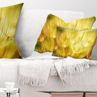 East Urban Home Soft Dandelion Flowers Floral Pillow in Home Décor & Accents