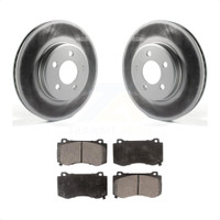 Front Coat Brake Rotor Semi-Metallic Pad Kit For 2019 Dodge Charger GT With Brembo Brakes KGF-102222