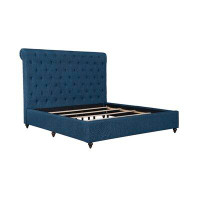 Darby Home Co Eiver Tufted Upholstered Low Profile Platform Bed