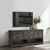 Gracie Oaks TV Stand With 3 Drawers And 1 Shelve Media Console