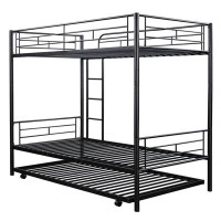 Isabelle & Max™ Twin-Over-Twin Metal Bunk Bed With Trundle